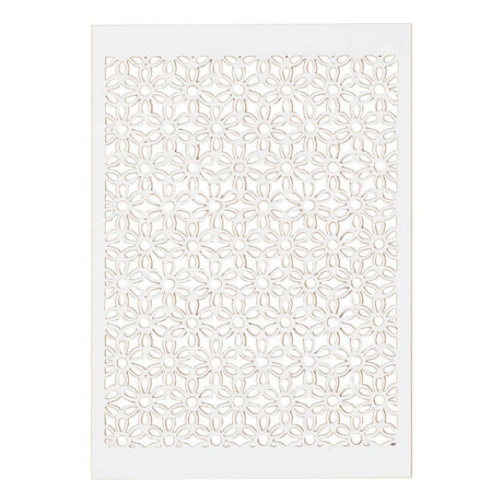 Creativ Company Pattern Carton Flower White, 10st.