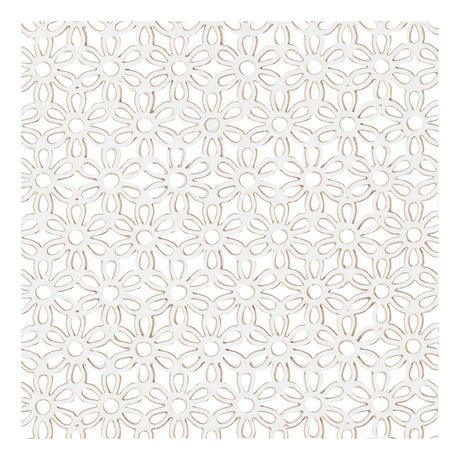 Creativ Company Pattern Carton Flower White, 10st.