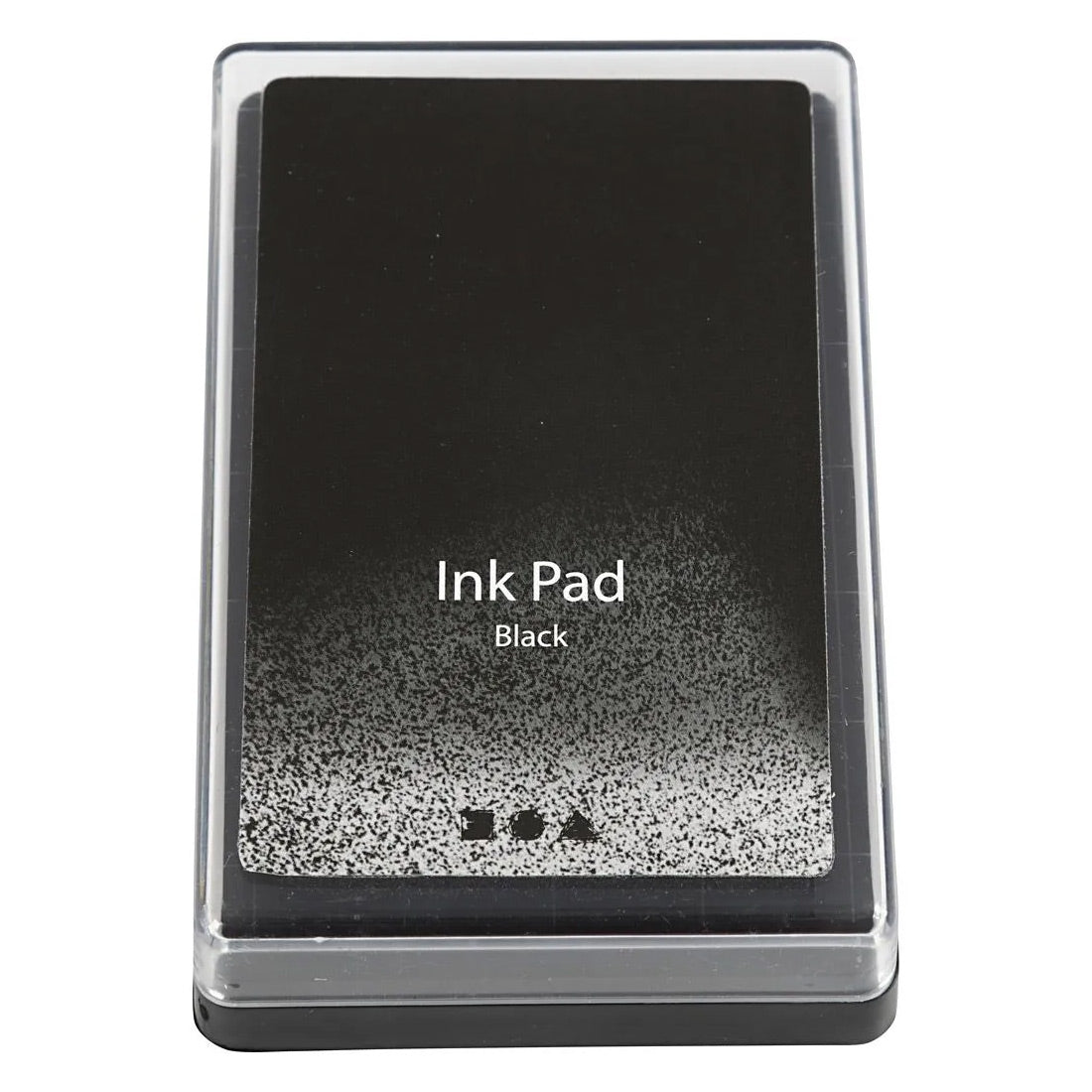 Tinta para sellos Creativ Company, negro, h: 2 cm, dimensiones 9x6 cm, 1 unidad