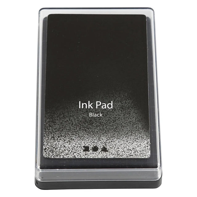 Tinta para sellos Creativ Company, negro, h: 2 cm, dimensiones 9x6 cm, 1 unidad