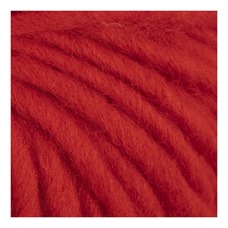 Hilo de lana de la empresa Creativ rojo - hilo de tejer 50 m para crochet y manualidades.