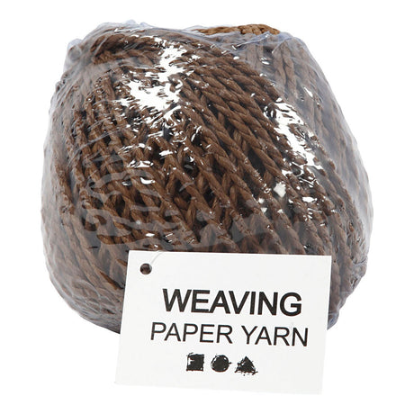Creativ Company Paper Yarn Dark Brown, 40m