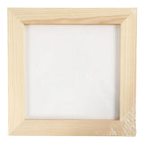Panel de lienzo de Creativ Company con marco, 25.8x25.8 cm