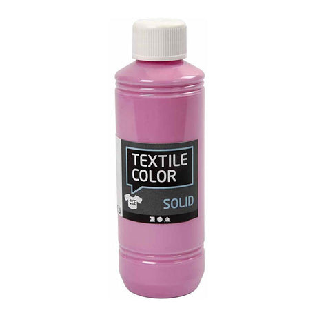Pintura textil opaca Creotime Textile Color - rosa, 250 ml