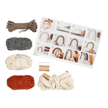 Empresa creativa https: www.cchobby.nl mini-hobbyset-macrame-rainbow-1-doos