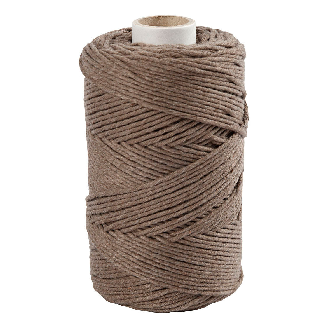 Creativ company cordón macramé 2 mm 198 m marrón claro