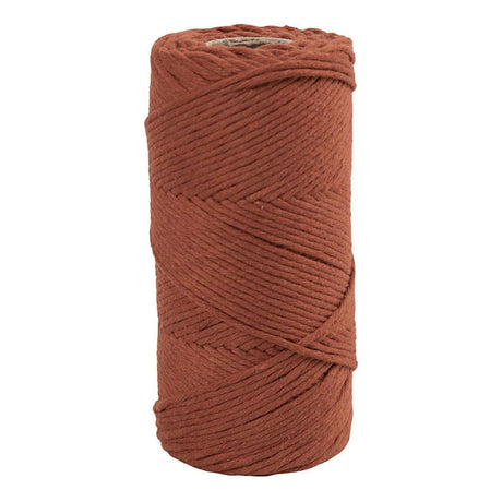 Creativ Company MacRame Cord - Burnt Orange, 198m
