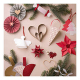Empresa creativa https: www.cchobby.nl paquete de corte-navidad-natural-rojo-blanco-1-caja