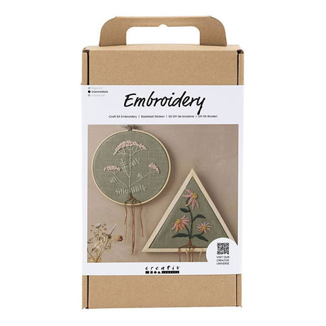 Empresa creativa https: www.cchobby.nl hobbyset-embroidery-embroidery-frame-dusty-green-1-box