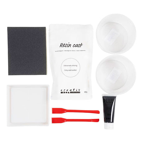 Creativ Company Hobbyset Resin Bandeja con Terrazo
