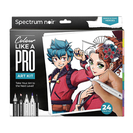 Creativ Company Hobbyset Illustration Manga y Comic Book Heroes Color set