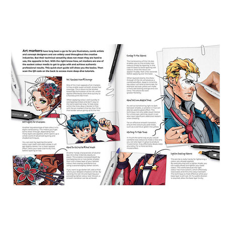 Creativ Company Hobbyset Illustration Manga y Comic Book Heroes Color set
