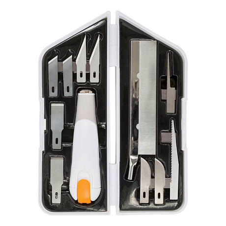 Juego de sierra y cincel para cuchillo Fiskars.