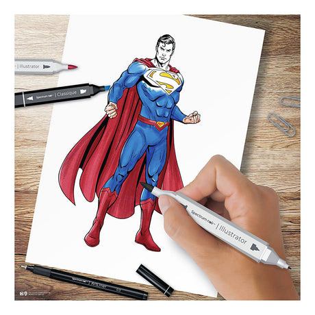 Empresa creativa https: www.cchobby.nl hobbyset-ilustracion-superman-diverse-colors-1-doos