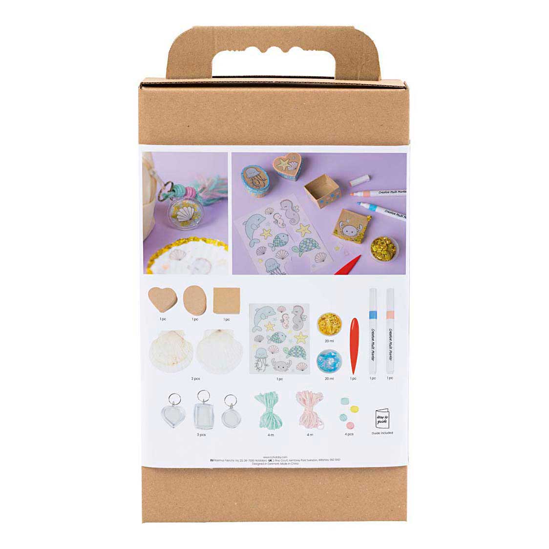 Empresa creativa https: www.cchobby.nl hobbyset-decoration-boxes-shells-keychains-pastelcolors-1-box