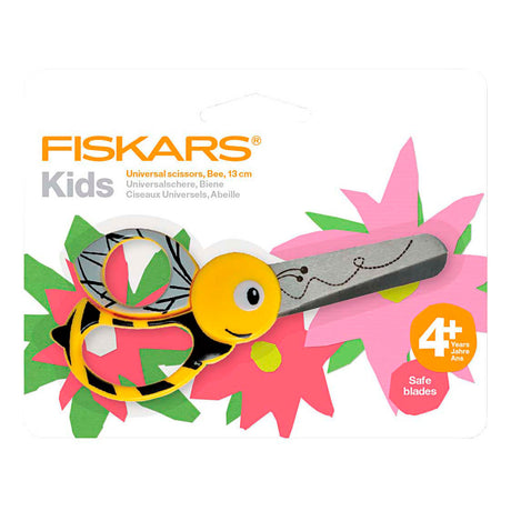 Tijeras infantiles fiskars de Creativ company con motivo animal - 13cm