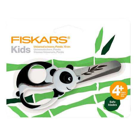 Creativ company fiskars tijeras infantiles con motivo animal panda - 13cm