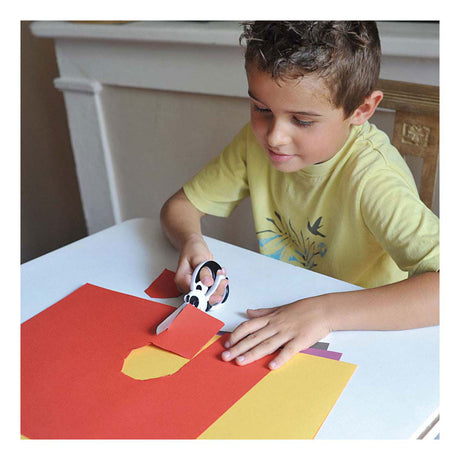 Creativ company fiskars tijeras infantiles con motivo animal panda - 13cm