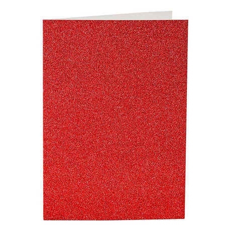 Tarjetas de empresa y sobres Creativ 10,5x15cm rojo brillante - 4 uds.