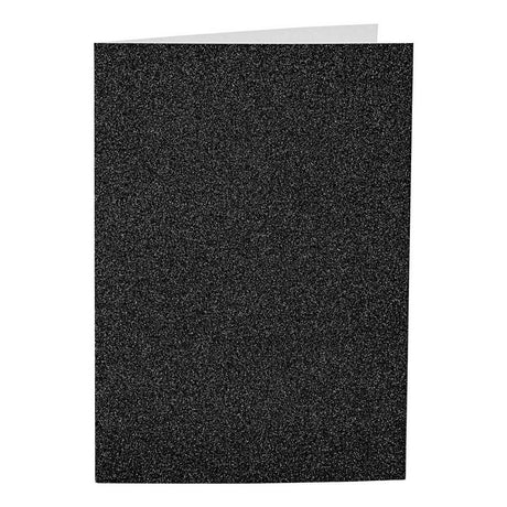 Tarjetas de empresa y sobres Creativ 10,5x15cm negro brillante - 4 uds.
