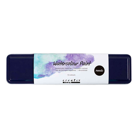 Set de acuarelas Creativ Company colores metalizados - 12 colores