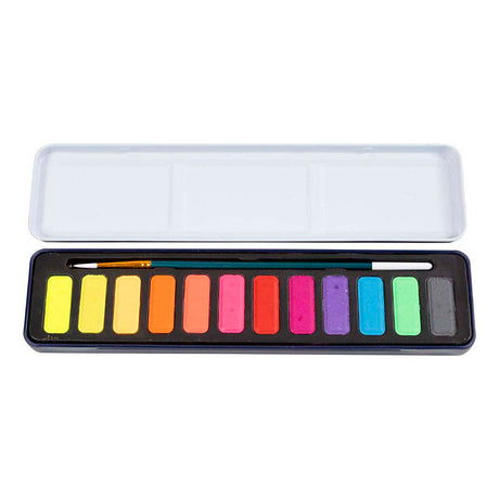 Creativ company cc set acuarela colores pastel 12 colores