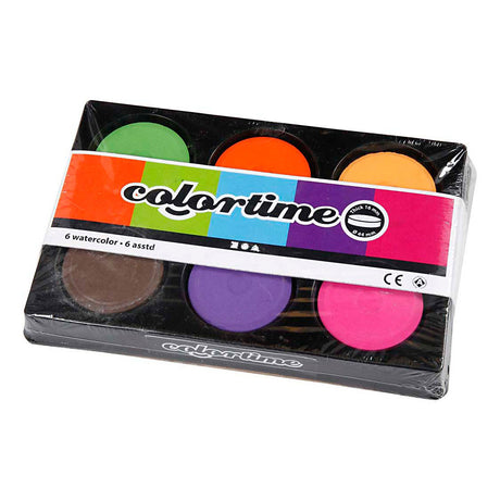 Colores extra de acuarela de la empresa Creativ - 6 colores