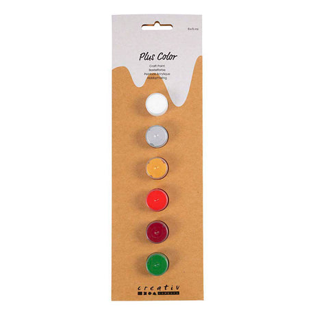 Creativ company plus color pintura acrílica colores navideños - 6x5ml.
