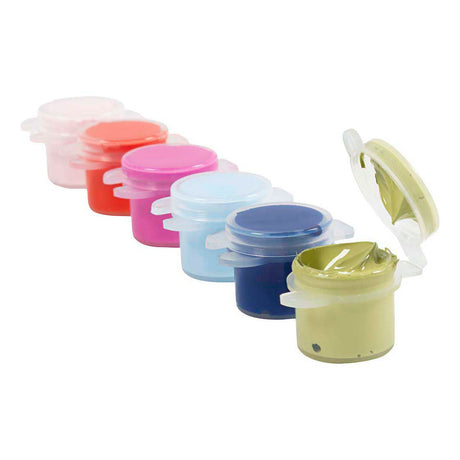 Creativ company plus color pintura acrílica colores fuertes - 6x5ml.