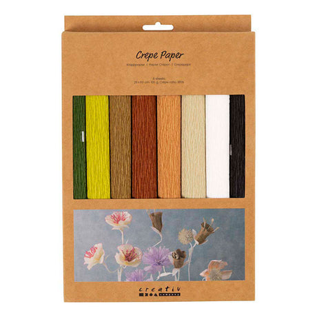 Empresa creativa https: www.cchobby.nl hoja-de-papel-crepé-25x60-cm-crepe-ratio-180-105-gr-natural-8-hoja-1-caja