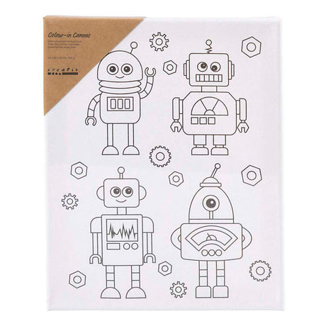 Empresa creativa https: www.cchobby.nl pintura lienzo-con-impresión-robots-d-1-6-cm-dimensiones-24x30-cm-360-gr-1-pieza
