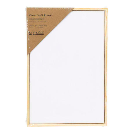Empresa Creativ lienzo tensado con marco 280gr. 15,8x23,8cm - blanco