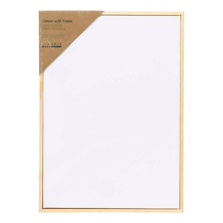 Empresa Creativ lienzo tensado con marco 280gr. 21x29,7cm - blanco