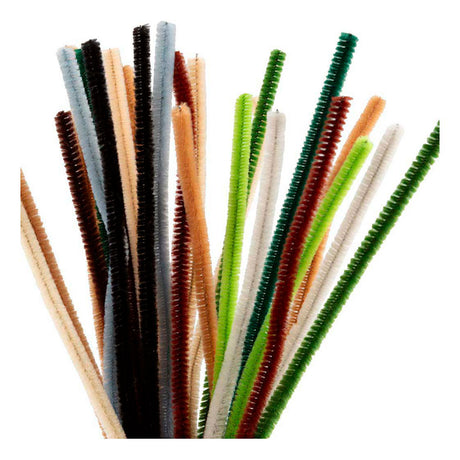 Creativ company chenilla 6mm x 30cm natural - 25 uds.