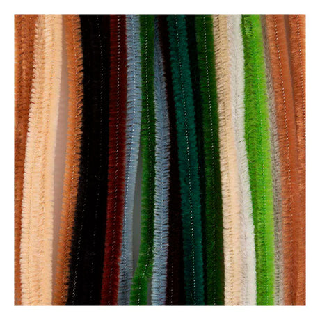 Creativ company chenilla 6mm x 30cm natural - 25 uds.