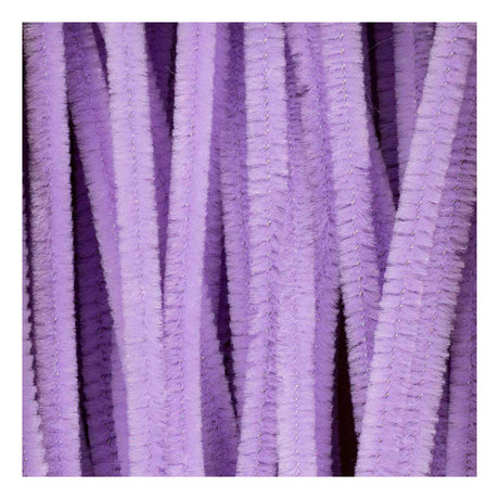 Creativ company alambre de chenilla material para manualidades morado 50 piezas de 6 mm x 30 cm.