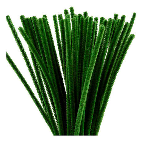 Creativ company chenilla 6mm x 30cm verde pino - 50 uds.