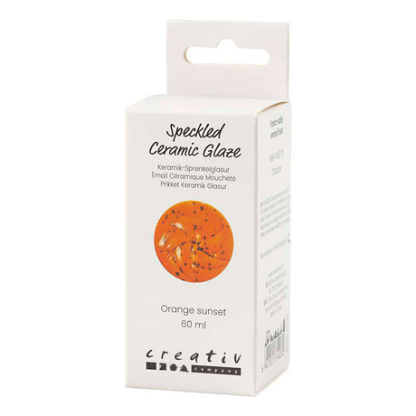 Creativ company esmalte cerámico moteado 999-1060 c sol naranja opaco - 60ml