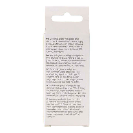 Creativ company esmalte cerámico moteado 999-1060 c sol naranja opaco - 60ml