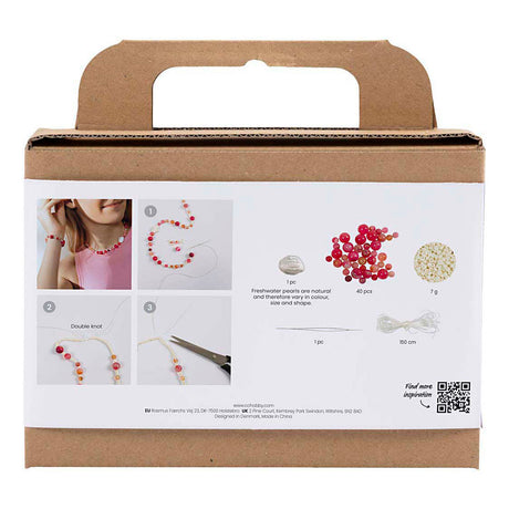 Empresa creativa https: www.cchobby.nl mini-hobbyset-jewelry-necklace-and-bracelet-pink-1-box