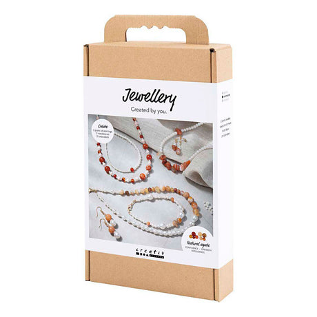 Empresa creativa https: www.cchobby.nl hobbyset-jewelry-beige-burnt-orange-white-mother-of-pearl-1-box