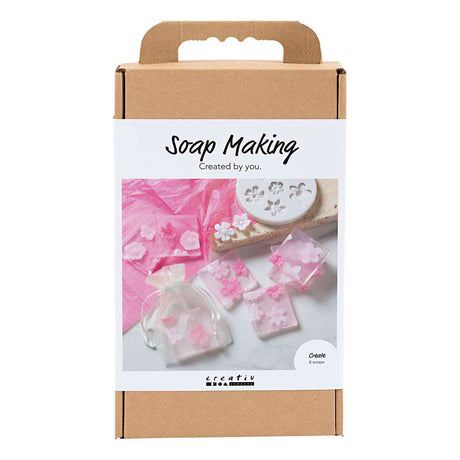 Creativ Company Hobby Set Jabonera Flores Rosa