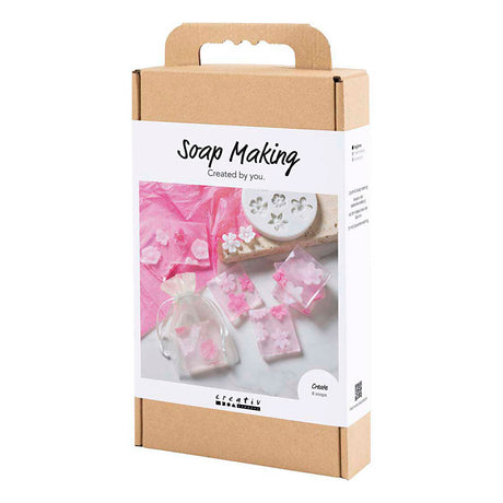 Creativ Company Hobby Set Jabonera Flores Rosa