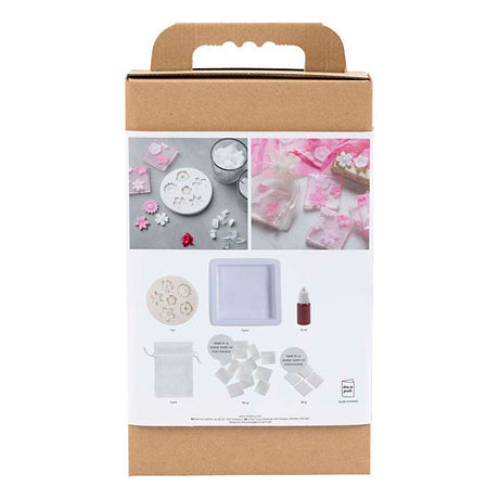 Creativ Company Hobby Set Jabonera Flores Rosa