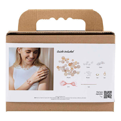 Empresa creativa https: www.cchobby.nl mini-hobbyset-jewelry-necklaces-and-bracelet-pink-1-box