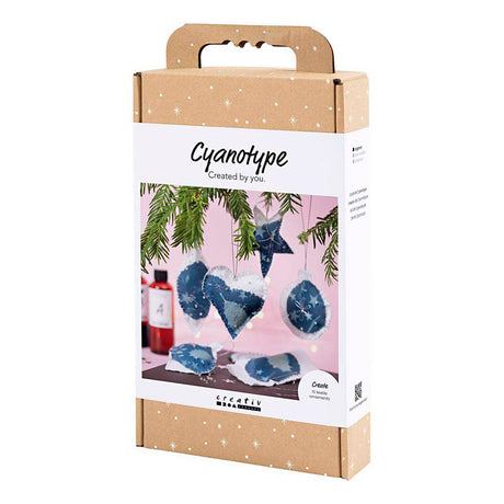 Empresa creativa https: www.cchobby.nl hobbyset-cyanotype-christmas-decorations-blue-silver-1-box