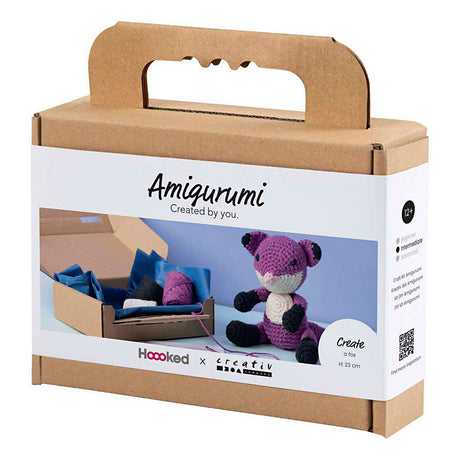 Empresa creativa https: www.cchobby.nl hobbyset-amigurumi-vos-zwart-plum-1-doos