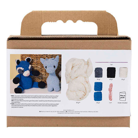 Empresa creativa https: www.cchobby.nl hobbyset-amigurumi-raccoon-black-blue-1-doos