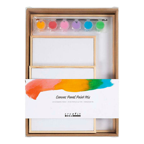 Empresa creativa https: www.cchobby.nl set-canvas-panels-kleurrijk-1-doos
