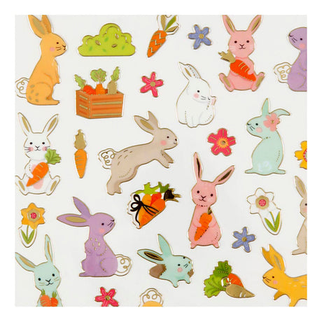 Hoja de pegatinas de la empresa Creativ Conejito de Pascua